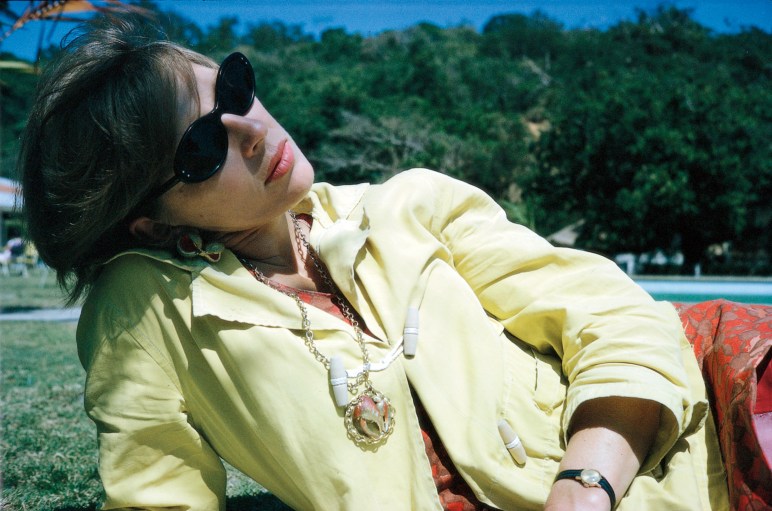 My mother, Sylvia, Inhaca Island, Mozambique